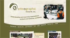 Desktop Screenshot of ethnographic-research.com