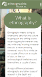 Mobile Screenshot of ethnographic-research.com